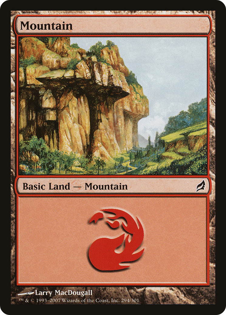 Mountain (294) (LRW-294) - Lorwyn Foil
