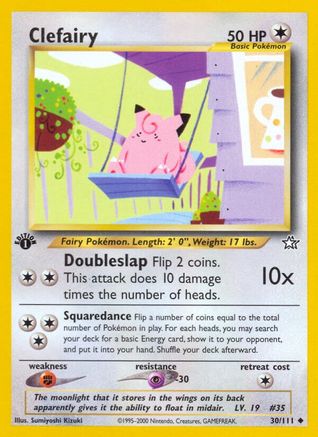 Clefairy 030  - Unlimited Neo Genesis - Uncommon
