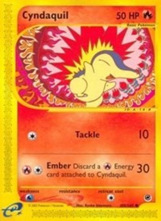 Cyndaquil (105) 105  - Reverse Holofoil Expedition - Common