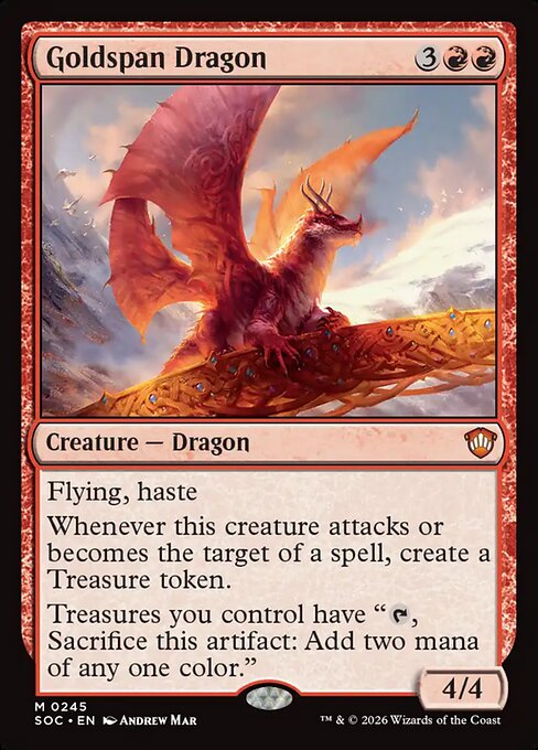 A-Goldspan Dragon (KHM-A-139) - Kaldheim — official product image (scryfall)