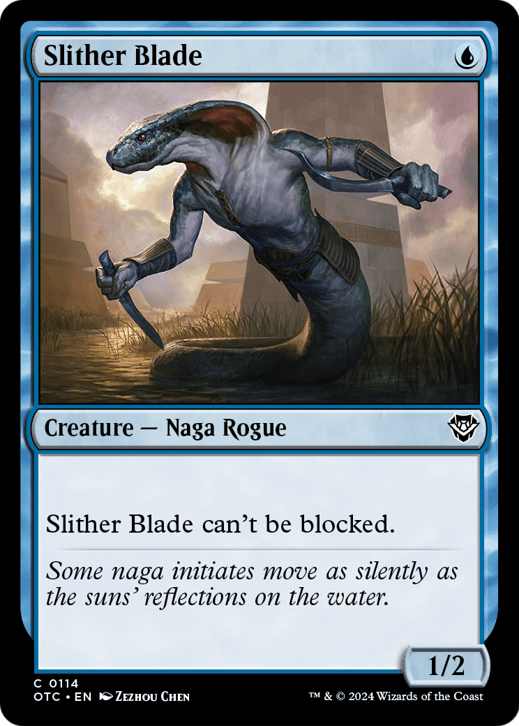 Slither Blade (OTC-114) - Outlaws of Thunder Junction Commander
