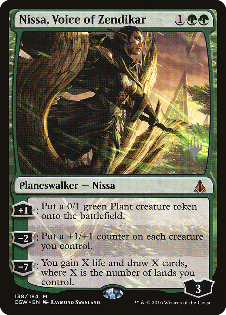 Nissa, Voice of Zendikar (PPIKO-138) - Oath of the Gatewatch Promos