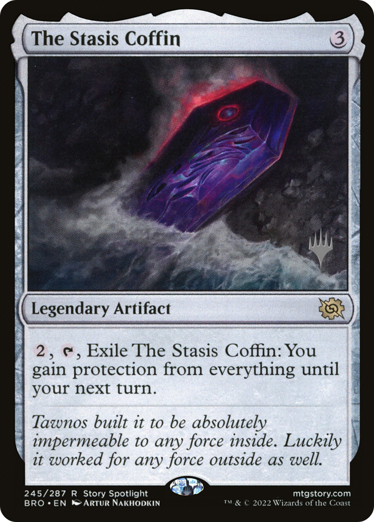 The Stasis Coffin (PPBRO-245P) - The Brothers' War Promos Foil