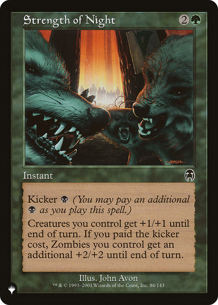 Strength of Night (LIST-86/143) - The List