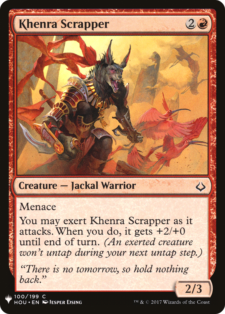 Khenra Scrapper (LIST-100) - The List