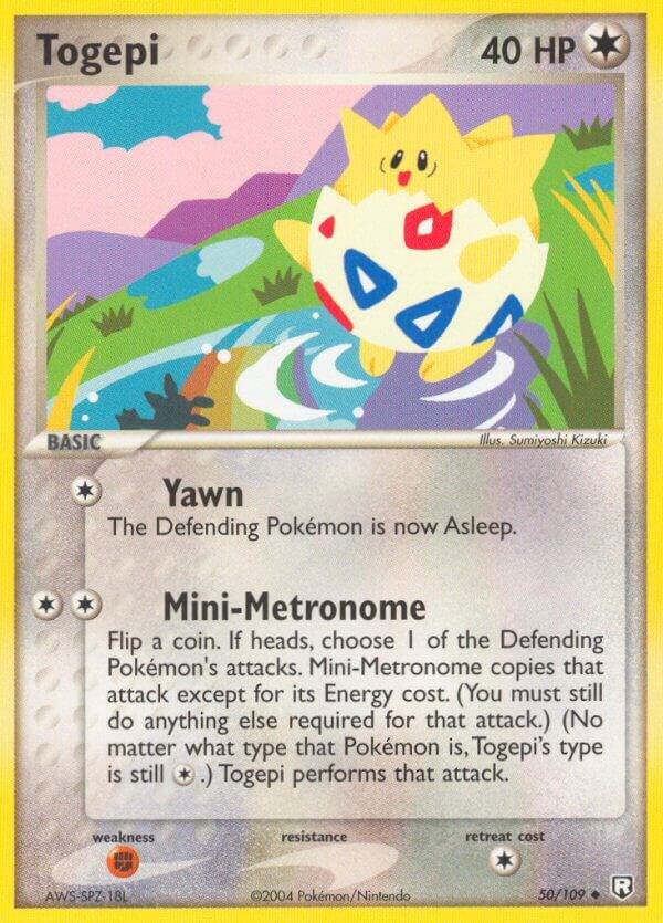 Togepi EX Team Rocket Returns
