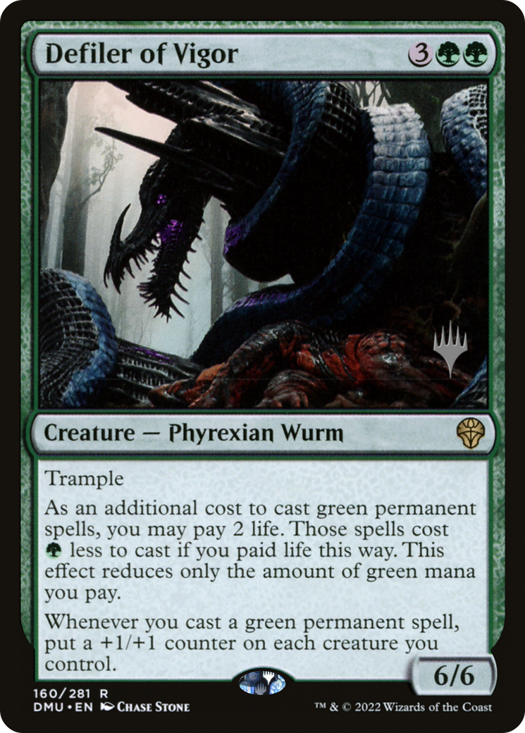 Defiler of Vigor (PPDMU-160P) - Dominaria United Promos Foil