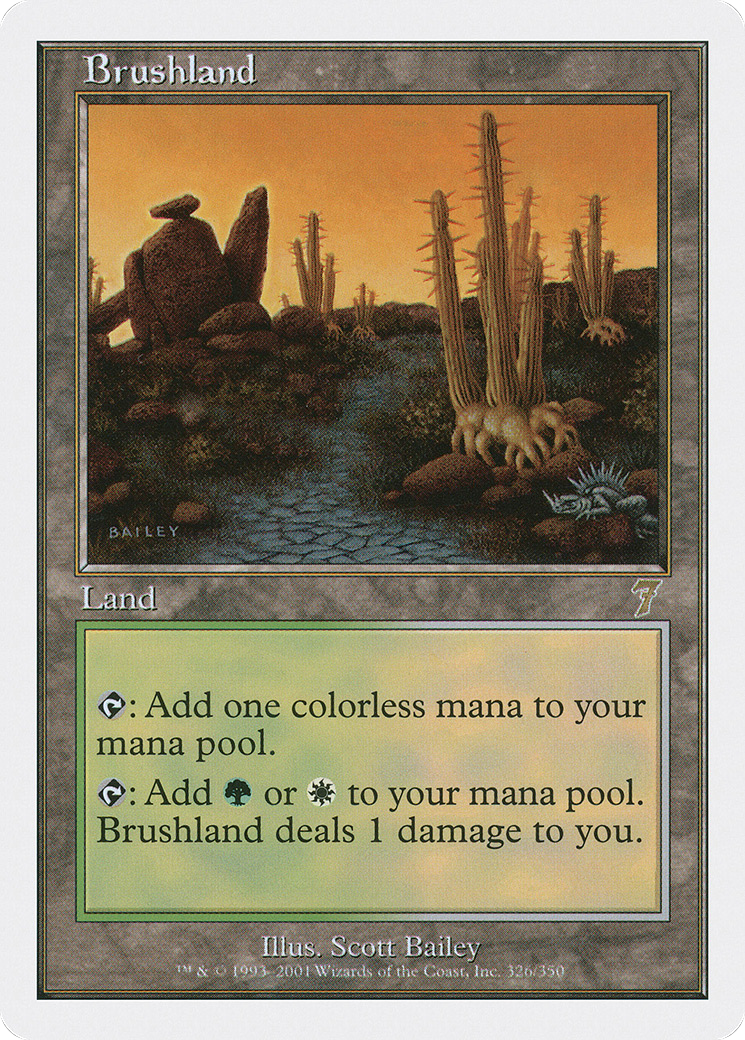 Brushland (7ED-326) - Seventh Edition