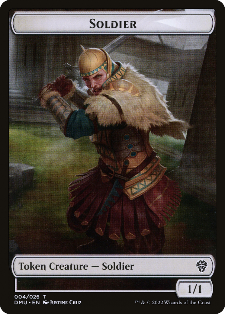 Soldier Token (DMU-004) - Dominaria United Tokens Foil