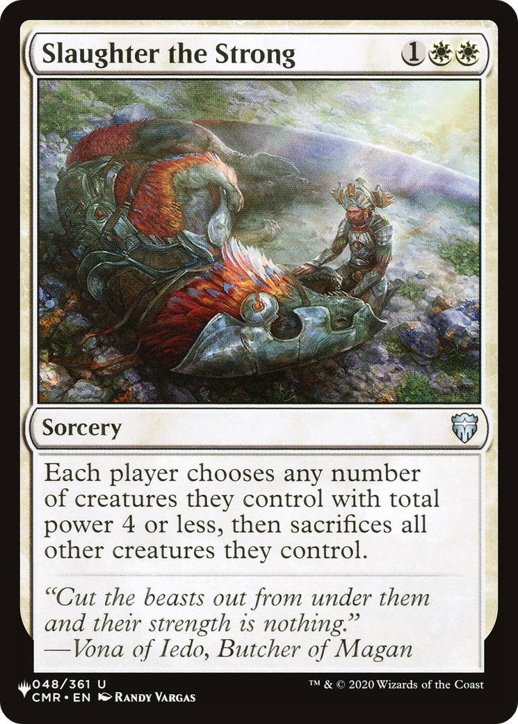 Slaughter the Strong (LIST-048/361) - The List