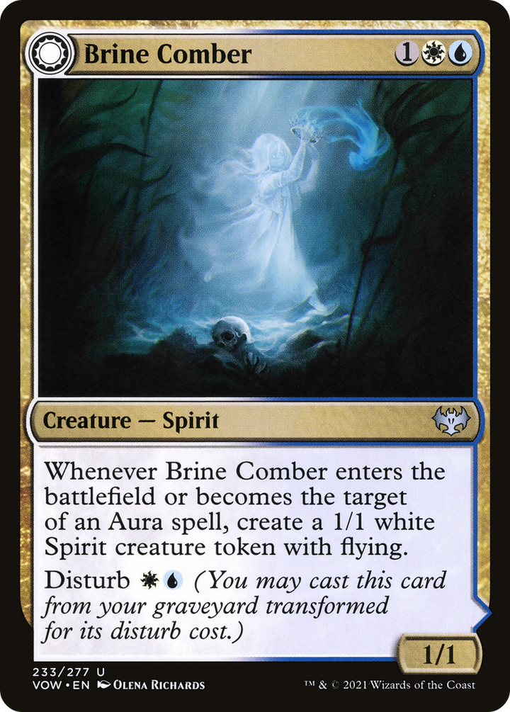 Brine Comber (VOW-233) - Innistrad: Crimson Vow: (Double Faced Transform)