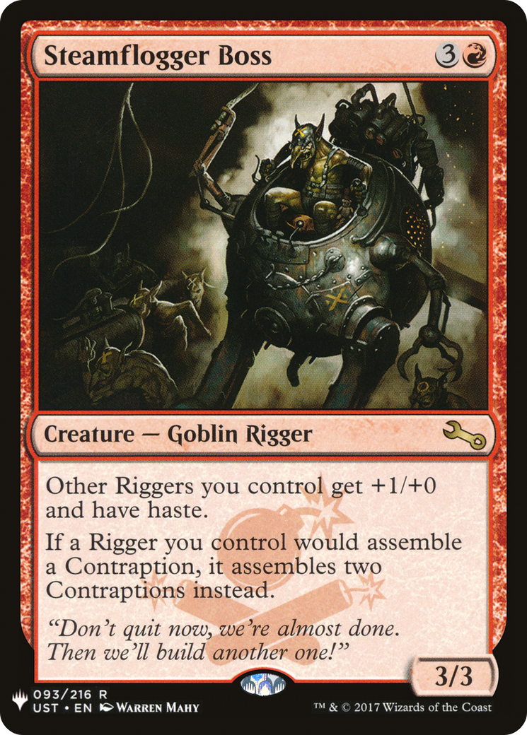 Steamflogger Boss (LIST-093/216) - The List