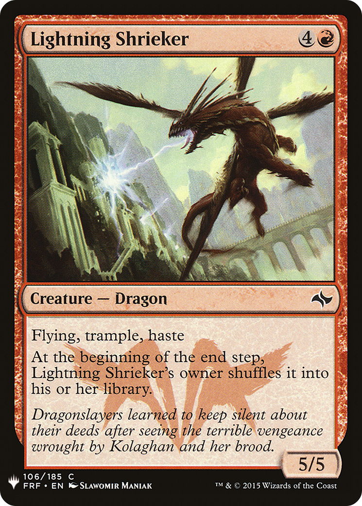 Lightning Shrieker (LIST-106) - The List