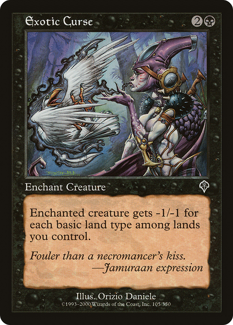 Exotic Curse (INV-105) - Invasion Foil