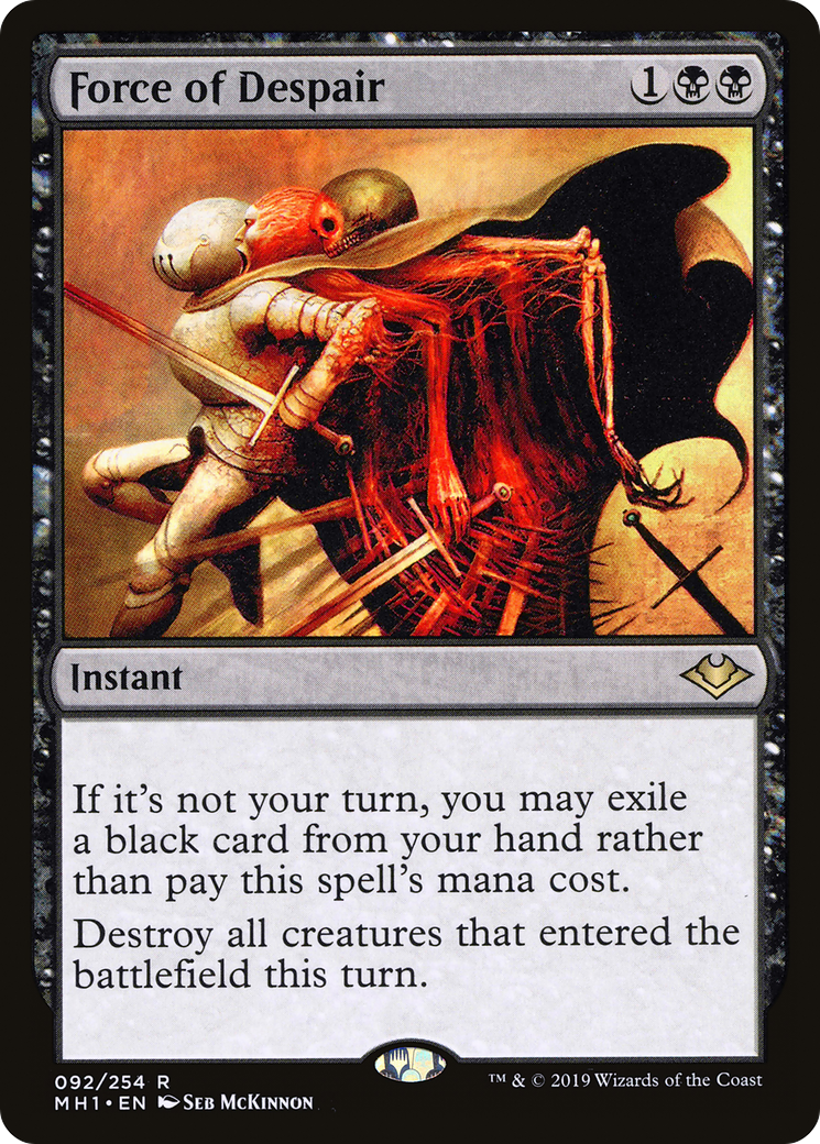 Force of Despair (MH1-092) - Modern Horizons Foil