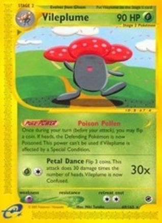 Vileplume (69) 069  - Reverse Holofoil Expedition - Rare