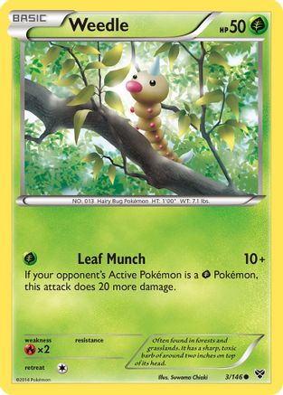 Weedle  XY Base Set - Common