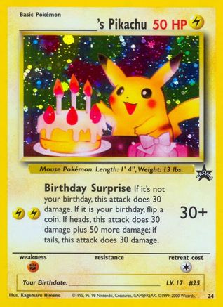 ______'s Pikachu 024/53  - Holofoil WoTC Promo - Promo