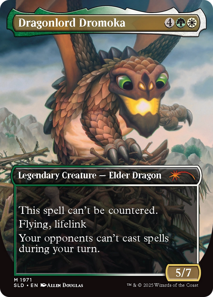 Dragonlord Dromoka // Dragonlord Dromoka (SLD-1971) - Secret Lair Drop (Borderless)