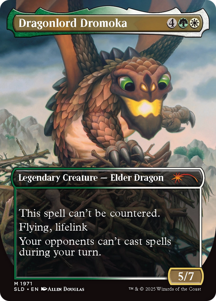 Dragonlord Dromoka // Dragonlord Dromoka (SLD-1971) - Secret Lair Drop (Borderless)