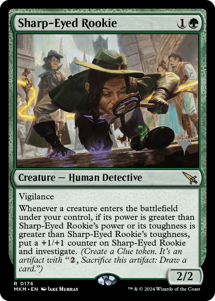 Sharp-Eyed Rookie (PPMKM-176P) - Murders at Karlov Manor Promos Foil