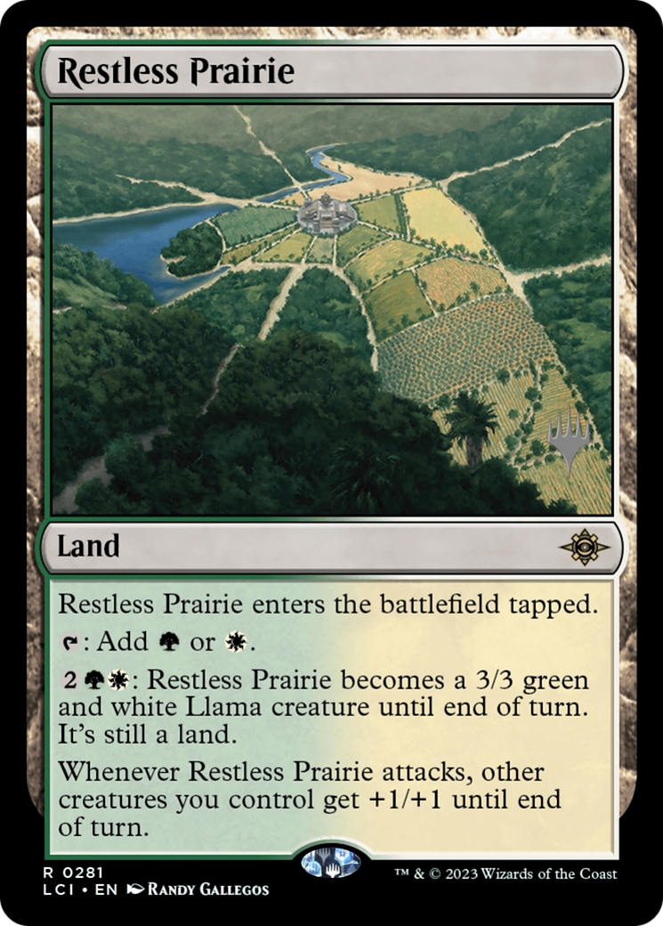 Restless Prairie (PPLCI-281P) - The Lost Caverns of Ixalan Promos Foil