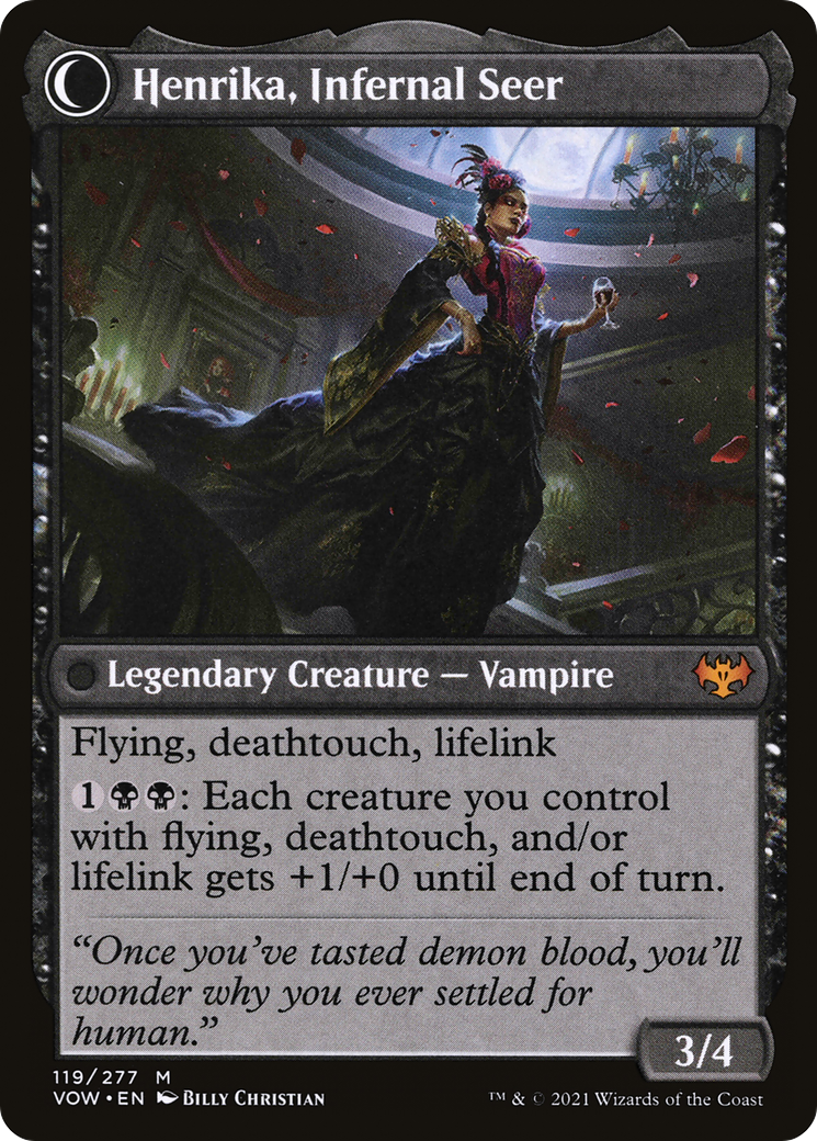 Henrika Domnathi (VOW-119) - Innistrad: Crimson Vow: (Double Faced Transform)