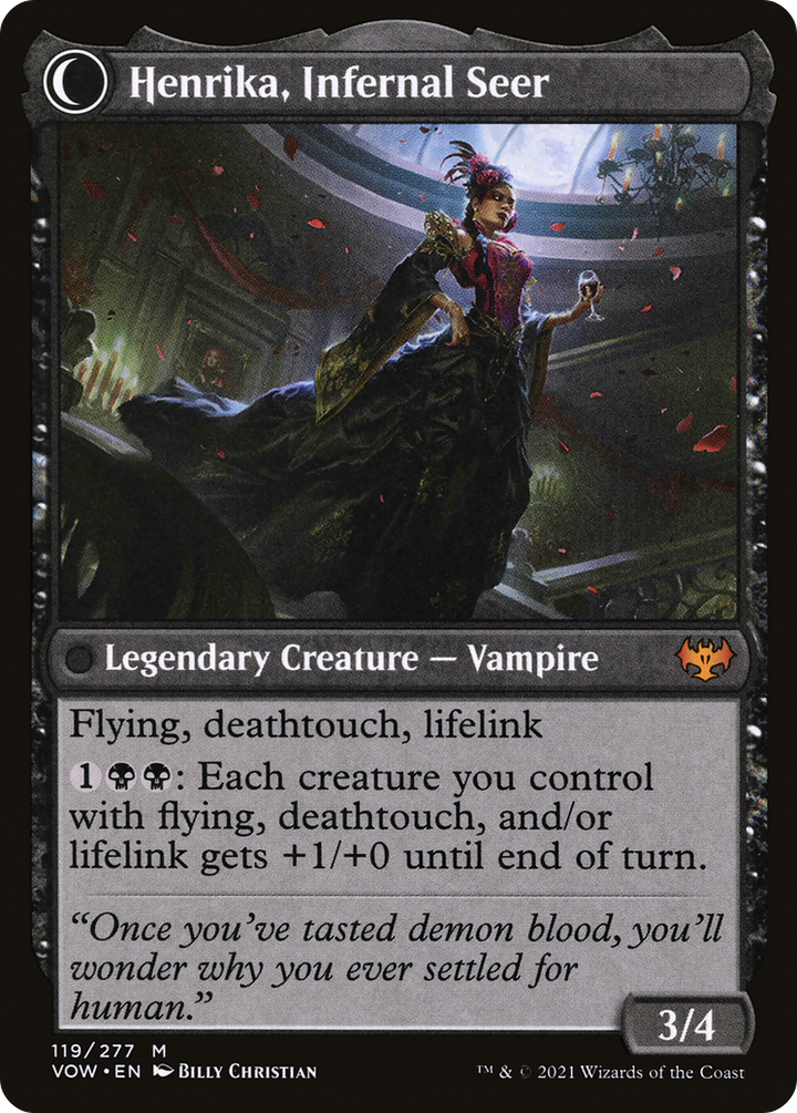 Henrika Domnathi (VOW-119) - Innistrad: Crimson Vow: (Double Faced Transform)