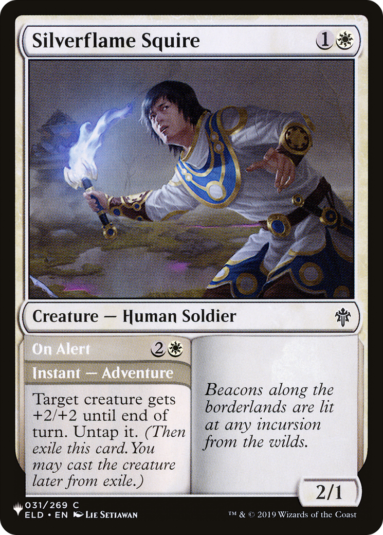 Silverflame Squire // On Alert (LIST-031/269) - The List