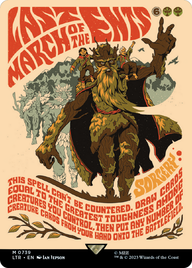 Last March of the Ents (Borderless Poster) (LTR-739) - The Lord of the Rings: Tales of Middle-earth (Borderless) Foil