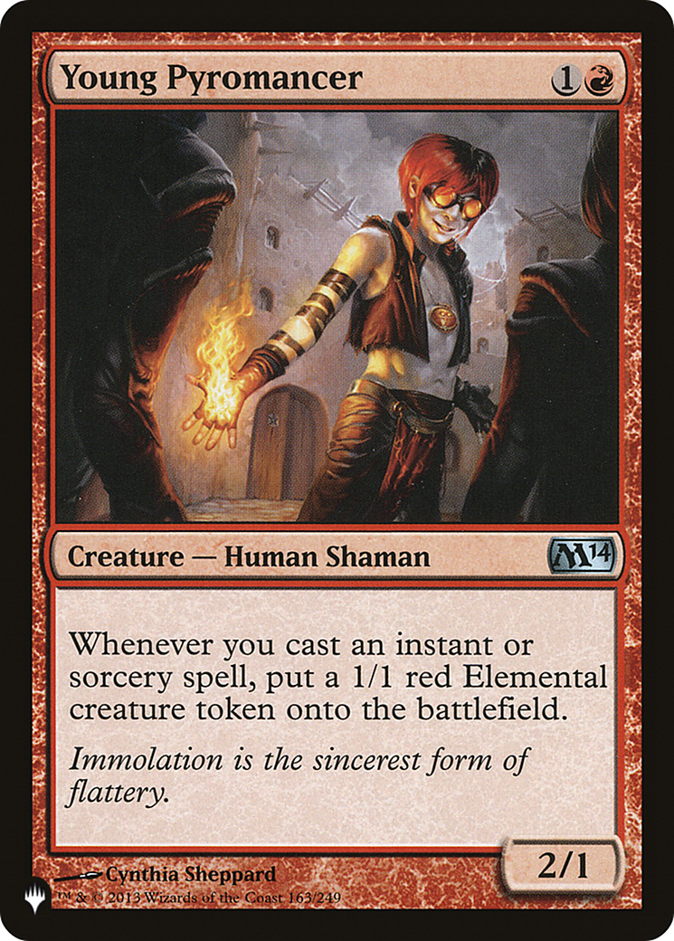 Young Pyromancer (LIST-163/249) - The List