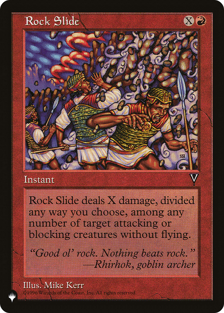 Rock Slide (LIST-VIS-92) - The List