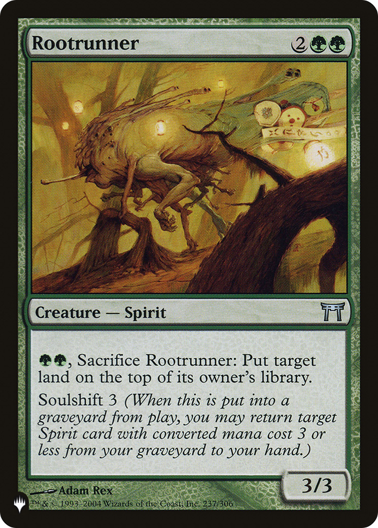 Rootrunner (LIST-237/306) - The List