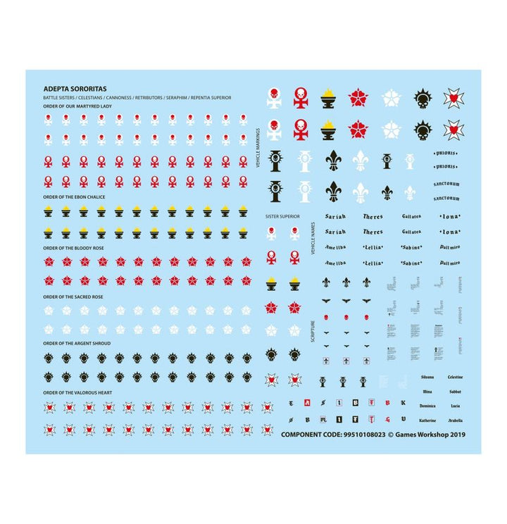 Adeptus Sororitas Battle Sisters Squad