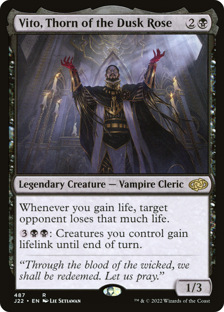 Vito, Thorn of the Dusk Rose (J22-487) - Jumpstart 2022