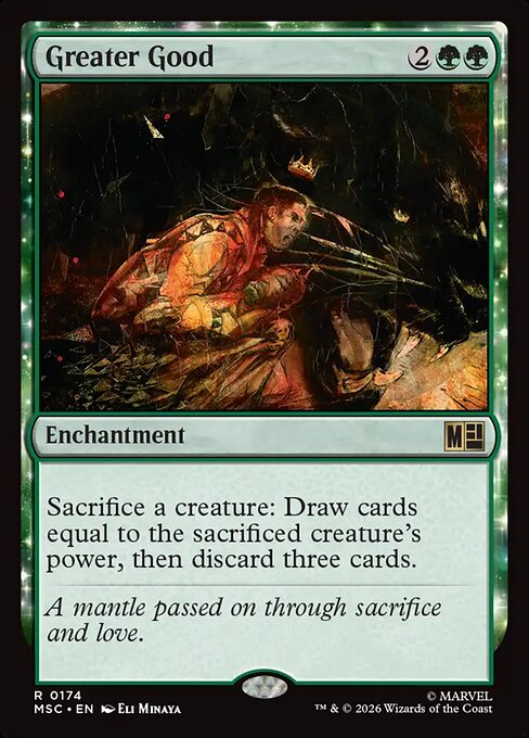 Greater Good (SLD-1693★) - Secret Lair Drop (Borderless) Foil — official product image (scryfall)