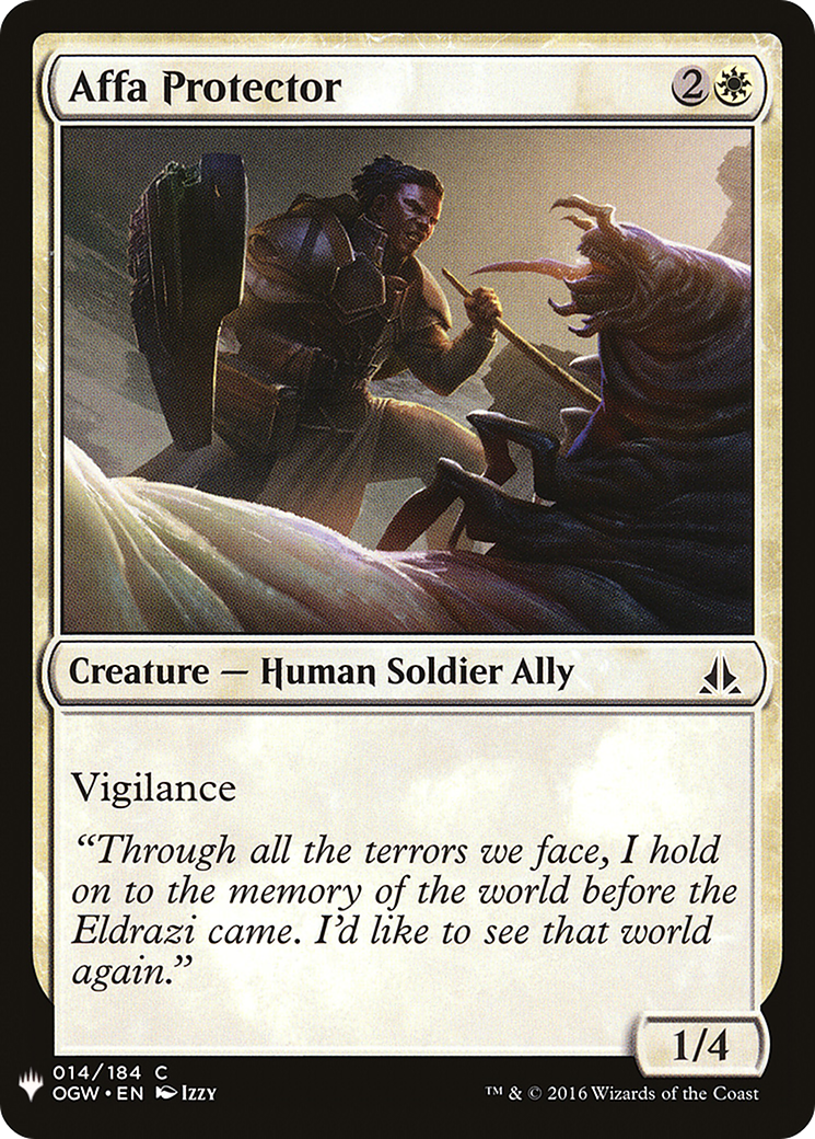 Affa Protector (LIST-014) - The List