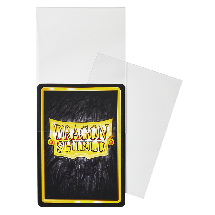 Dragon Shield Sleeves: Perfect Fit Standard - Clear 100CT — official publisher extra