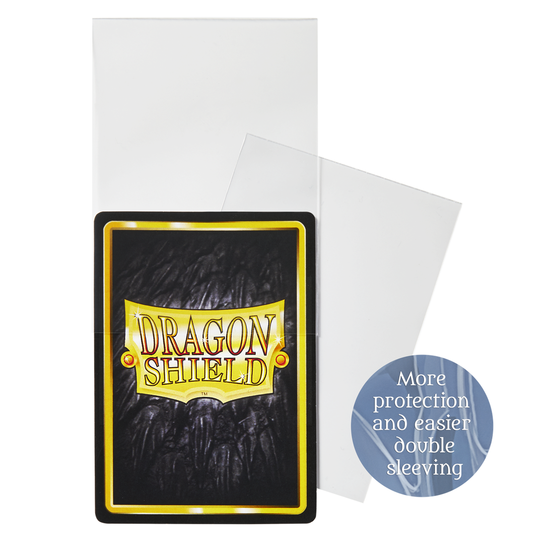 Dragon Shield Sleeves: Perfect Fit Standard Thick Inner 100ct (Clear) — official publisher extra