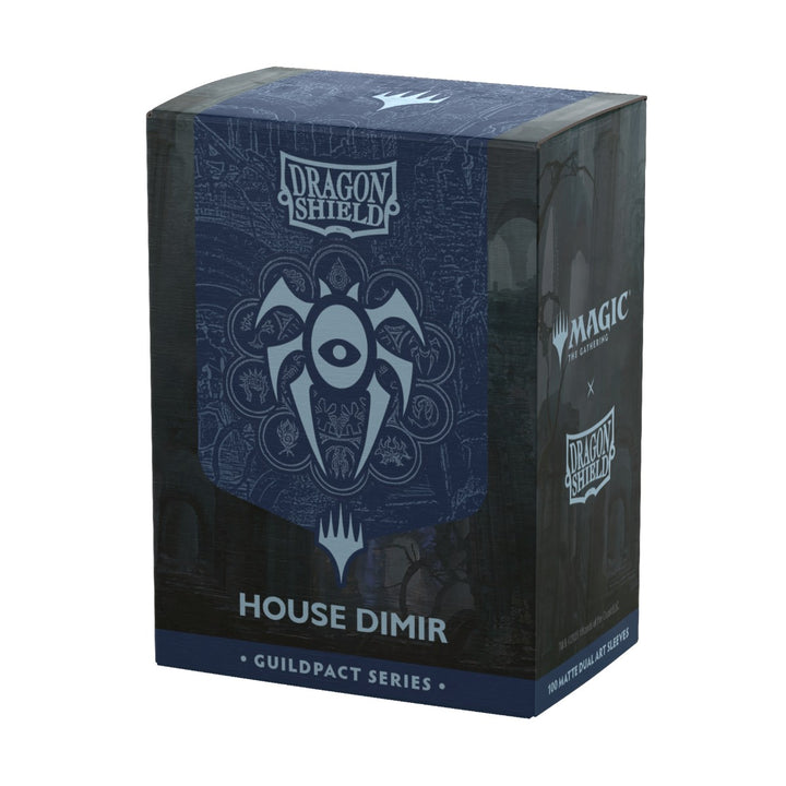 Dragon Shield Sleeves: Standard Matte Dual Art Magic the Gathering Guildpact Series - House Dimir 100CT