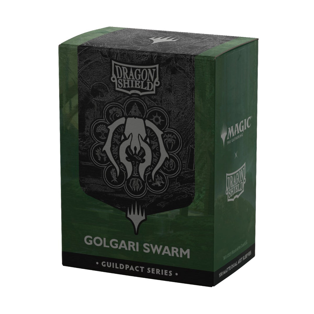 Dragon Shield Sleeves: Standard Matte Dual Art Magic the Gathering Guildpact Series - Golgari Swarm 100CT
