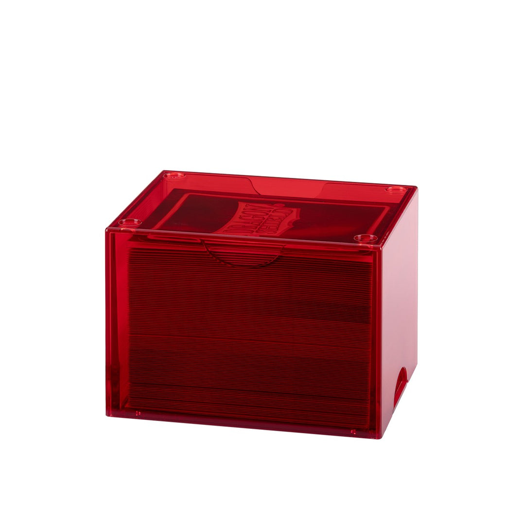 Dragon Shield Strongbox: 100+ Card Deck Box - Clear Red