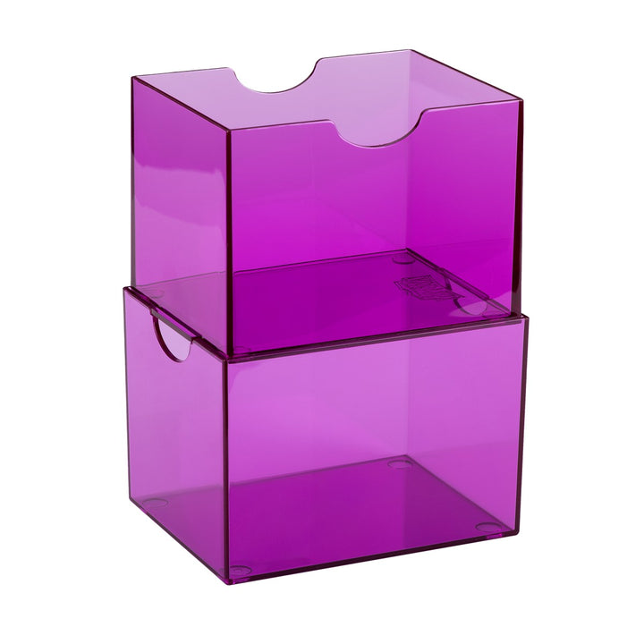 Dragon Shield Strongbox: 100+ Card Deck Box - Clear Purple