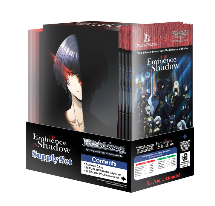 Weiss Schwarz The Eminence in Shadow Supply Set