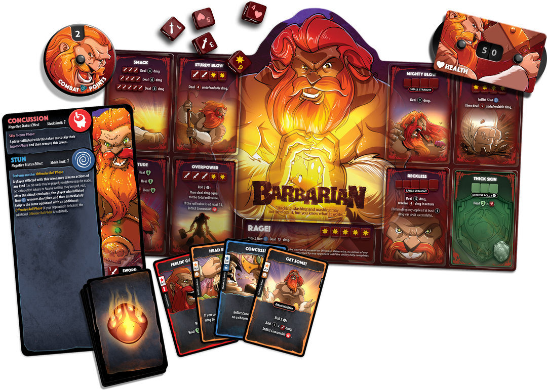 Dice Throne: Barbarian