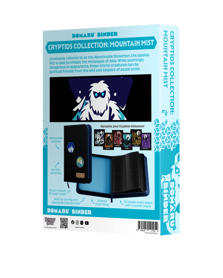 Gatherers' Tavern - Domaru Binder: 4-Pocket Cryptids Collection - Mountain Mist