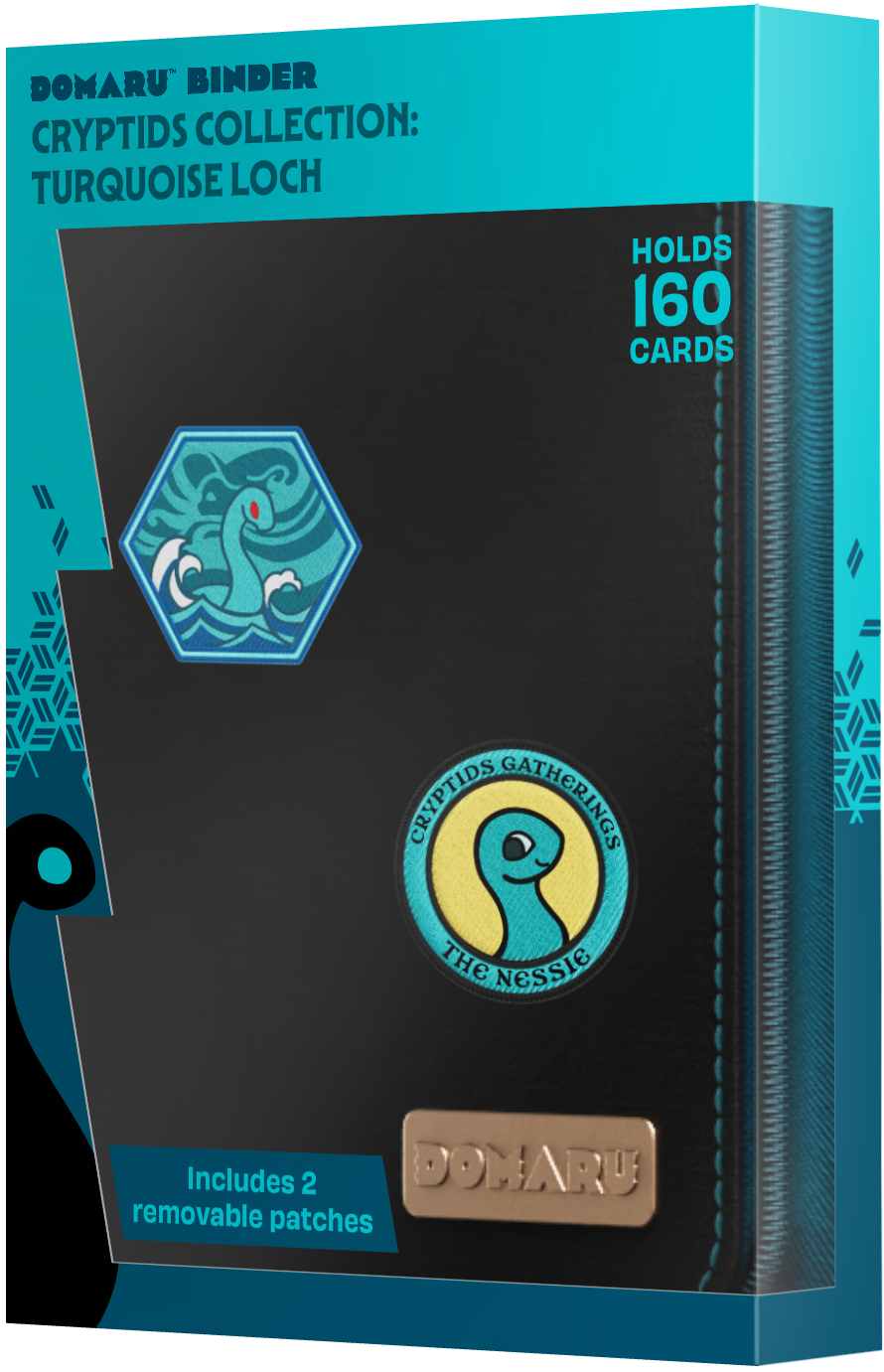 Gatherers' Tavern - Domaru Binder: 4-Pocket Cryptids Collection - Turquoise Loch