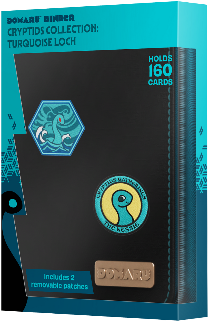 Gatherers' Tavern - Domaru Binder: 4-Pocket Cryptids Collection - Turquoise Loch