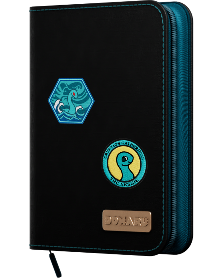 Gatherers' Tavern - Domaru Binder: 4-Pocket Cryptids Collection - Turquoise Loch