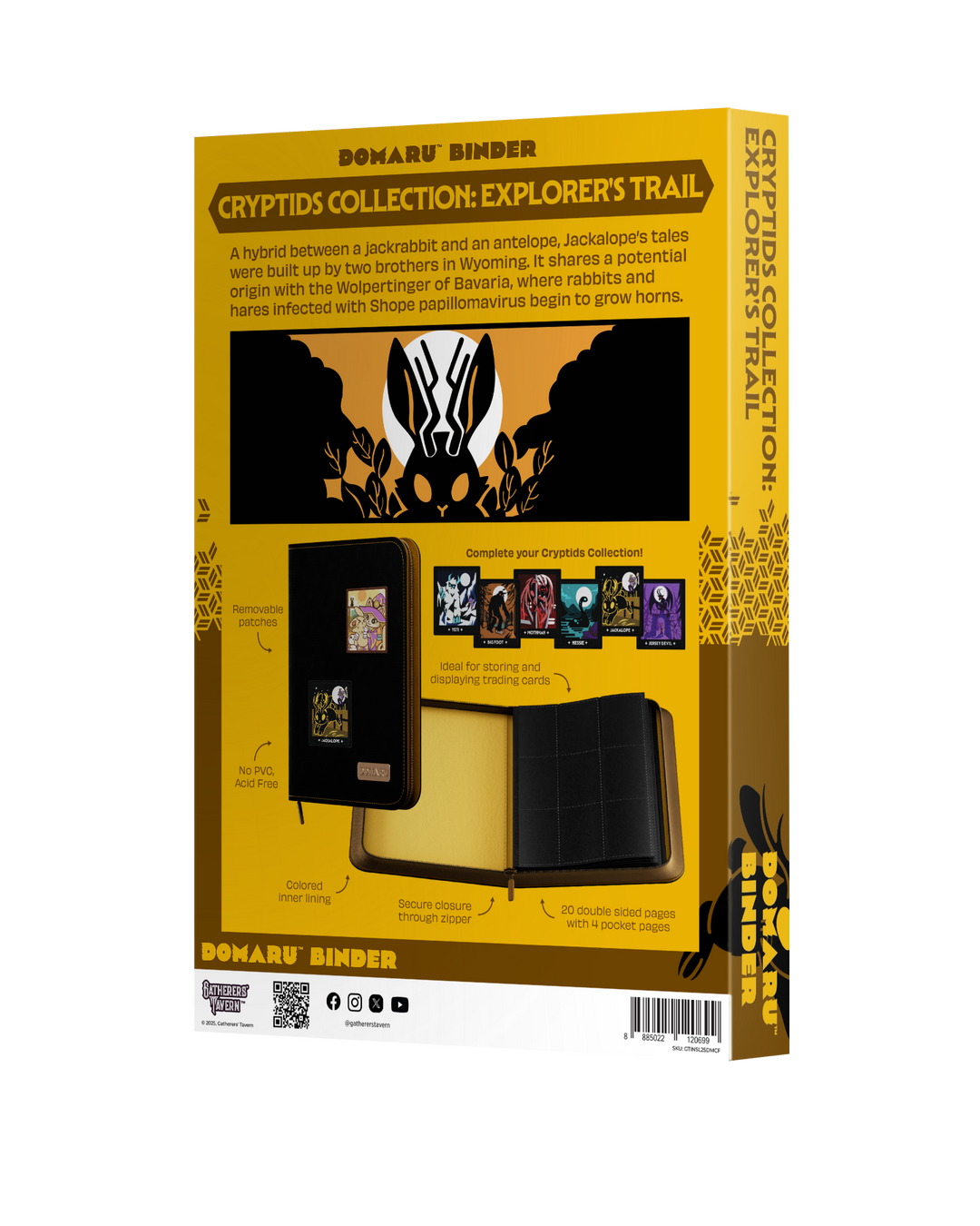 Gatherers' Tavern - Domaru Binder: 9-Pocket Cryptids Collection - Explorer's Trail